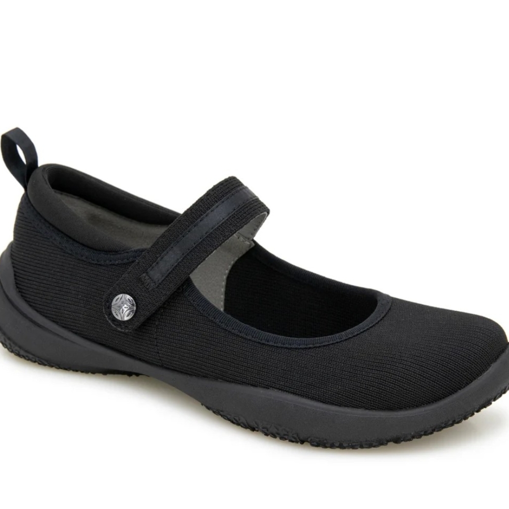 JSport by Jambu Black Athletic Shoes with Non-Slip Sole - Picture 8 of 16